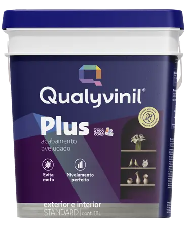 Qualyvinil Plus Acabamento Aveludado - Diversas Cores